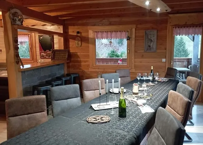 Chalet Le Bouquetin Sauna & Vue Sur La Montagne - 13 Personnes