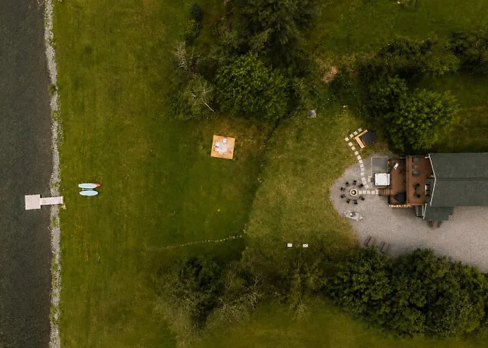 Lux 7Bd-Lake-Hot Tub-Sauna-Arcade-Fire Pit-Dome