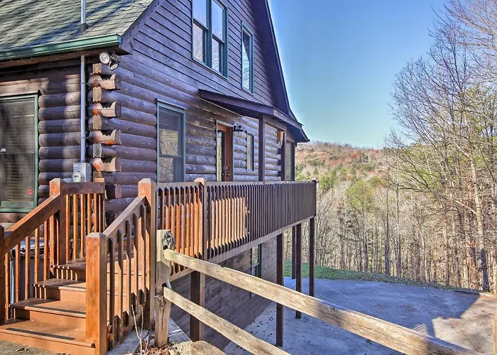 Deer Park Cabin! Blue Ridge Home With Hot Tub And Views